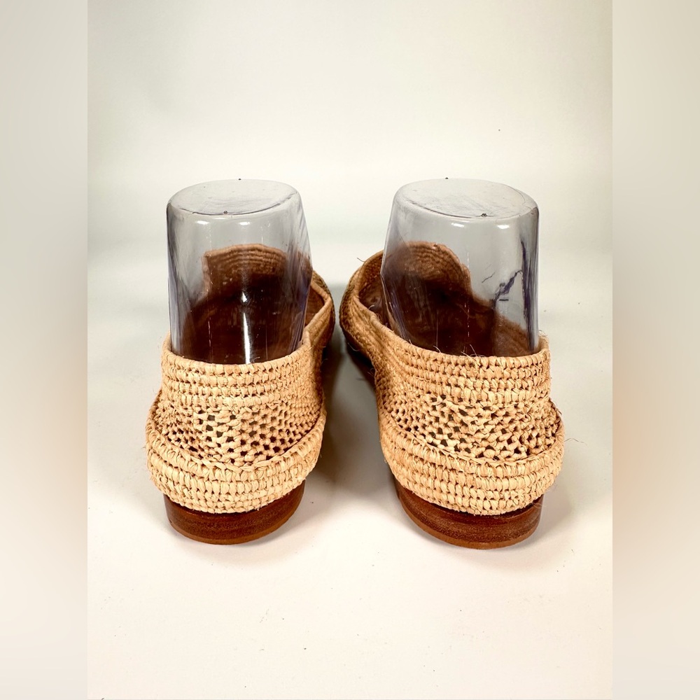 Carrie Forbes Raffia Women’s Loafers Morrocan Handmade. Size : EU 38 US 7.5 - Picture 5 of 10